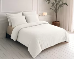 Lazy Dekbed Beige Met Kussenslopen - Afbeelding 3