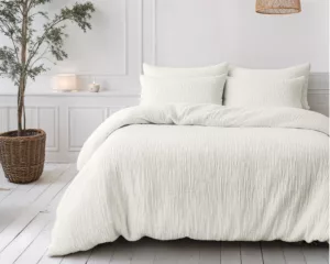 Lazy Dekbed Beige Met Kussenslopen - Afbeelding 2