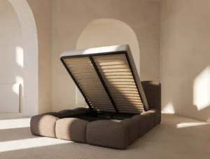 Bed Nayah met opbergruimte 9 metal